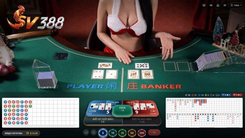 Baccarat online (Bài cào quốc tế)