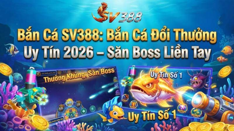 Bắn Cá SV388: Bắn Cá Đổi Thưởng Uy Tín 2026 – Săn Boss Liền Tay