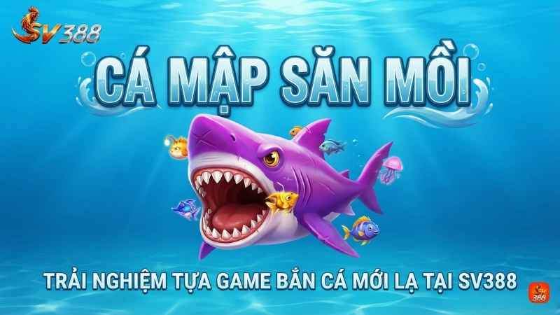 Cá Mập Săn Mồi: Trải Nghiệm Tựa Game Bắn Cá Mới Lạ Tại SV388