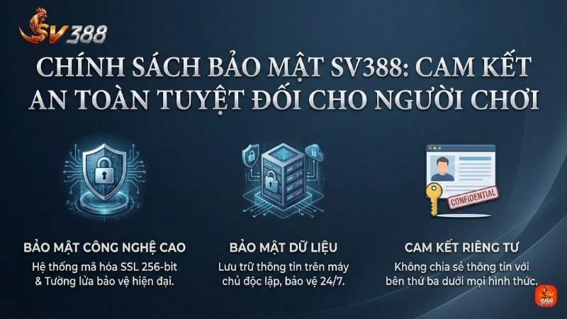Chính Sách Bảo Mật SV388: Cam Kết An Toàn Tuyệt Đối Cho Người Chơi