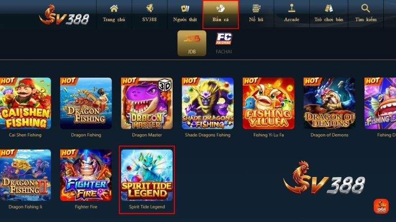 Hướng dẫn cách chơi Huyền Thoại Săn Cá tại bắn cá SV388