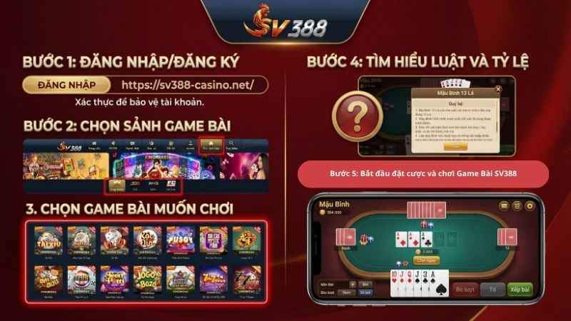 Hướng dẫn chơi Game Bài SV388