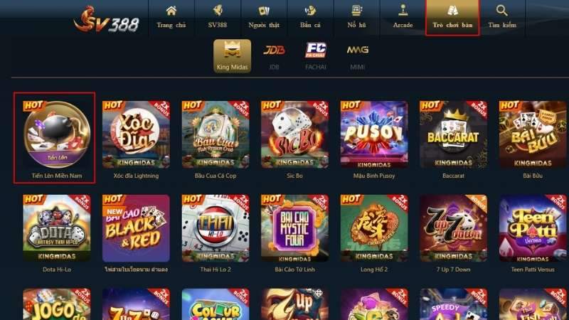 Hướng dẫn đăng ký và tham gia Tiến Lên Miền Nam tại SV388