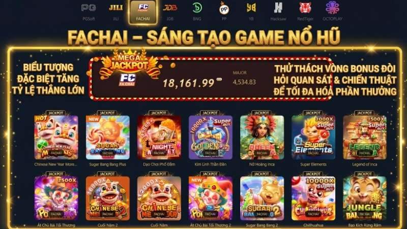 Nhà cung cấp FACHAI tại sảnh Nổ Hũ SV388