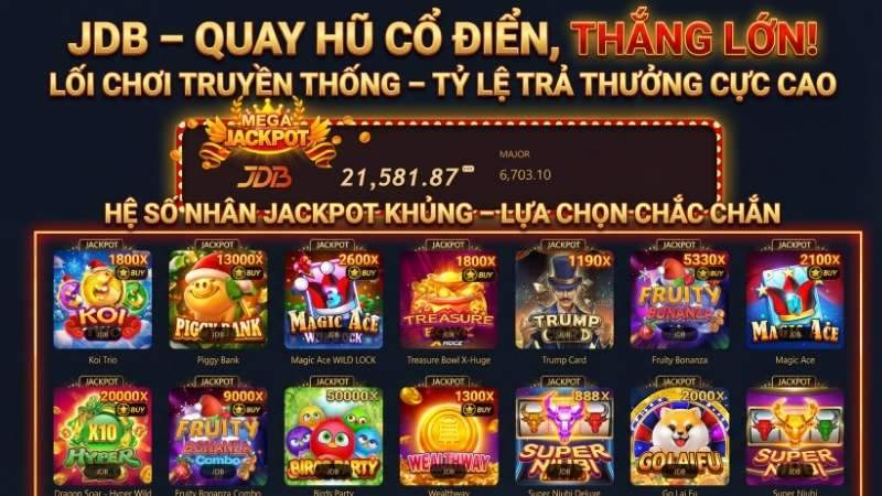 Nhà cung cấp JDB tại sảnh Nổ Hũ SV388