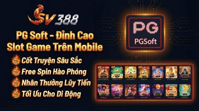 Nhà cung cấp PG Soft tại sảnh Nổ Hũ SV388