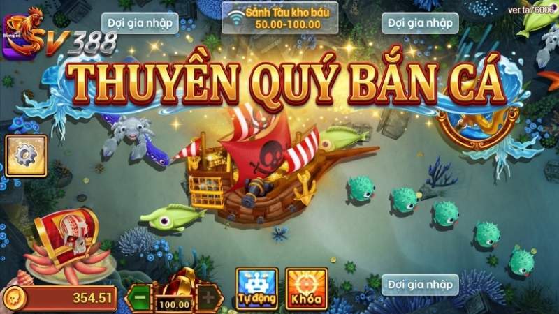 Thuyền quý bắn cá tại SV388